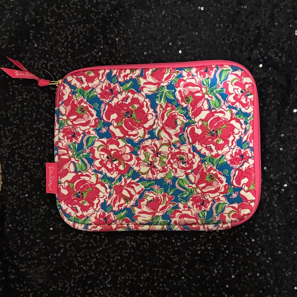 Lilly Pulitzer Pink and Green Floral iPad Case